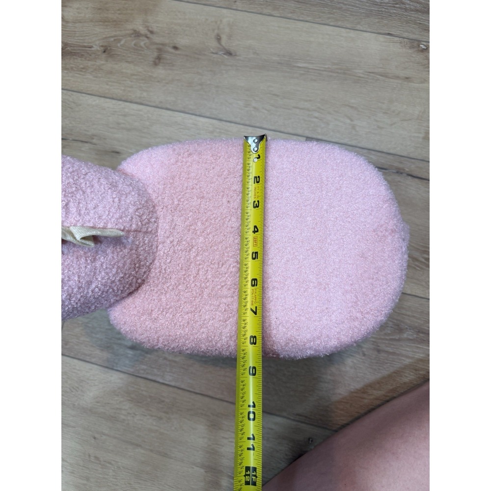 Pink Unicorn Kids Stool Ottoman Plush Animal Seat Nursery Decor Footstool Toy - Picture 9 of 10